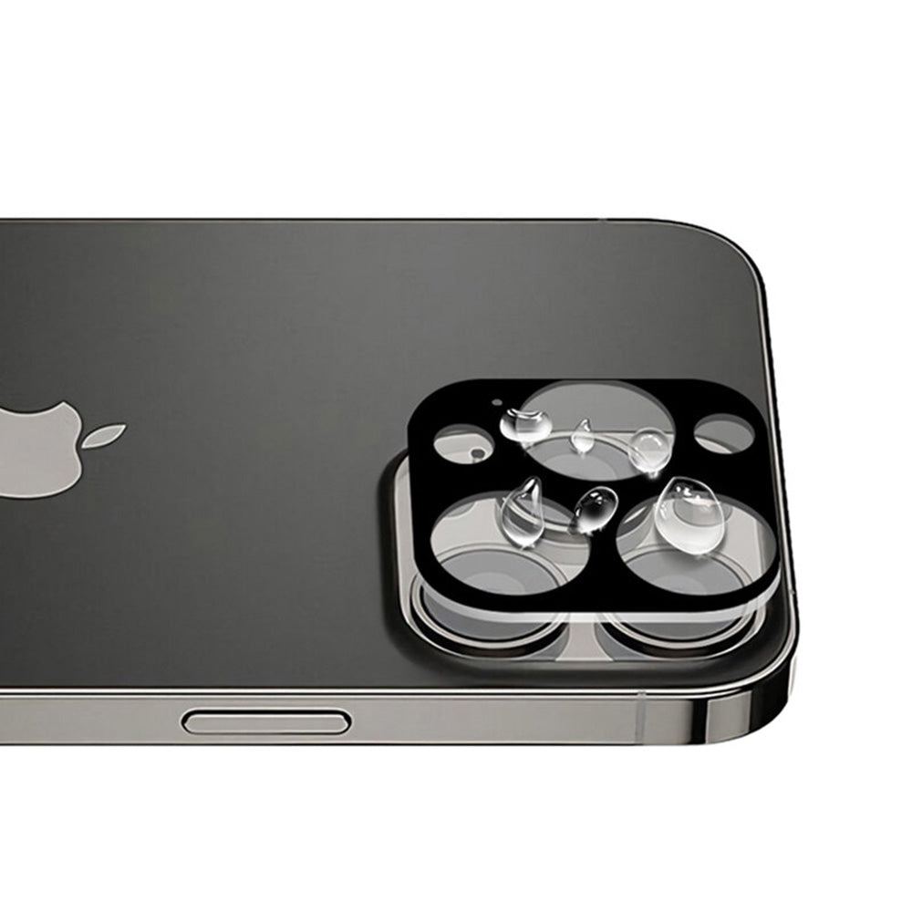 Techsuit hátlapi kameravédő fólia Apple iPhone 13 Pro Max / 13 Pro készülékhez, edzett üveg, fekete