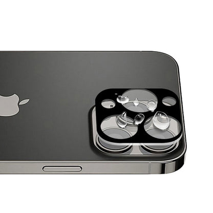 Techsuit hátlapi kameravédő fólia Apple iPhone 13 Pro Max / 13 Pro készülékhez, edzett üveg, fekete