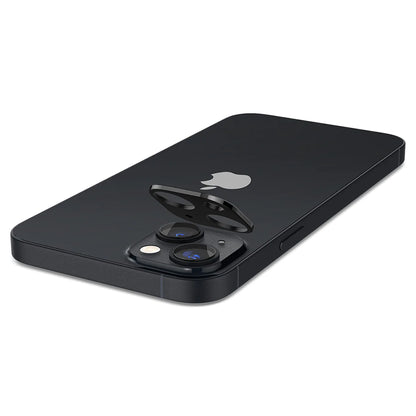 Techsuit Rear Camera Protective Film for Apple iPhone 14 Plus / 14, Tempered Glass, Black