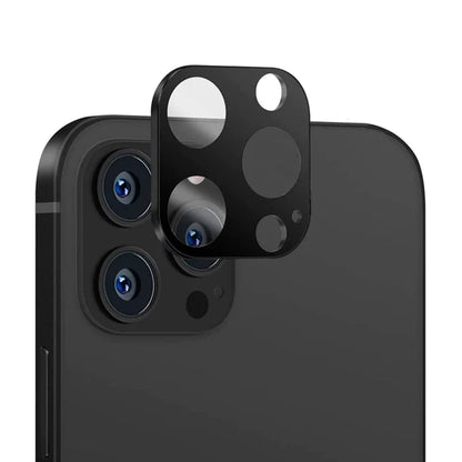 Techsuit hátlapi kameravédő fólia Apple iPhone 14 Pro Max / 14 Pro készülékhez, edzett üveg, fekete