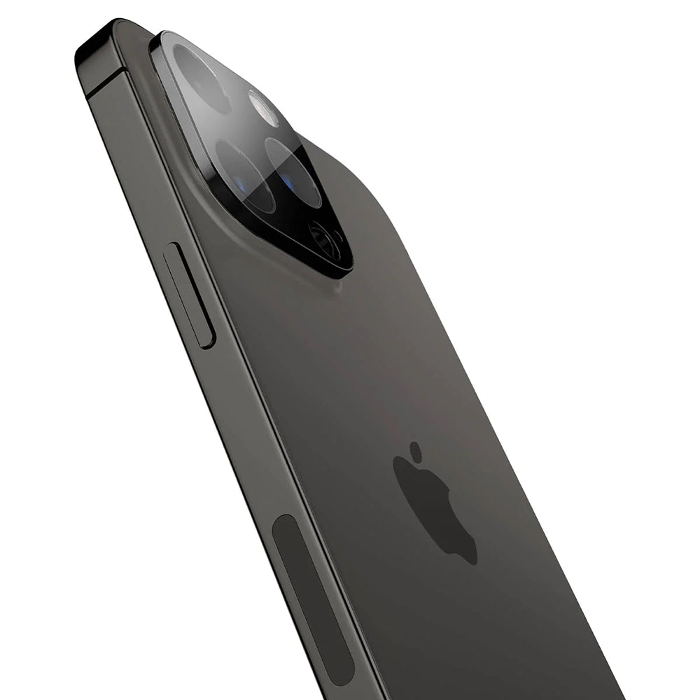 Techsuit hátlapi kameravédő fólia Apple iPhone 14 Pro Max / 14 Pro készülékhez, edzett üveg, fekete