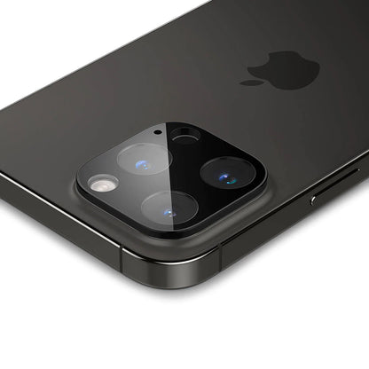 Techsuit hátlapi kameravédő fólia Apple iPhone 14 Pro Max / 14 Pro készülékhez, edzett üveg, fekete