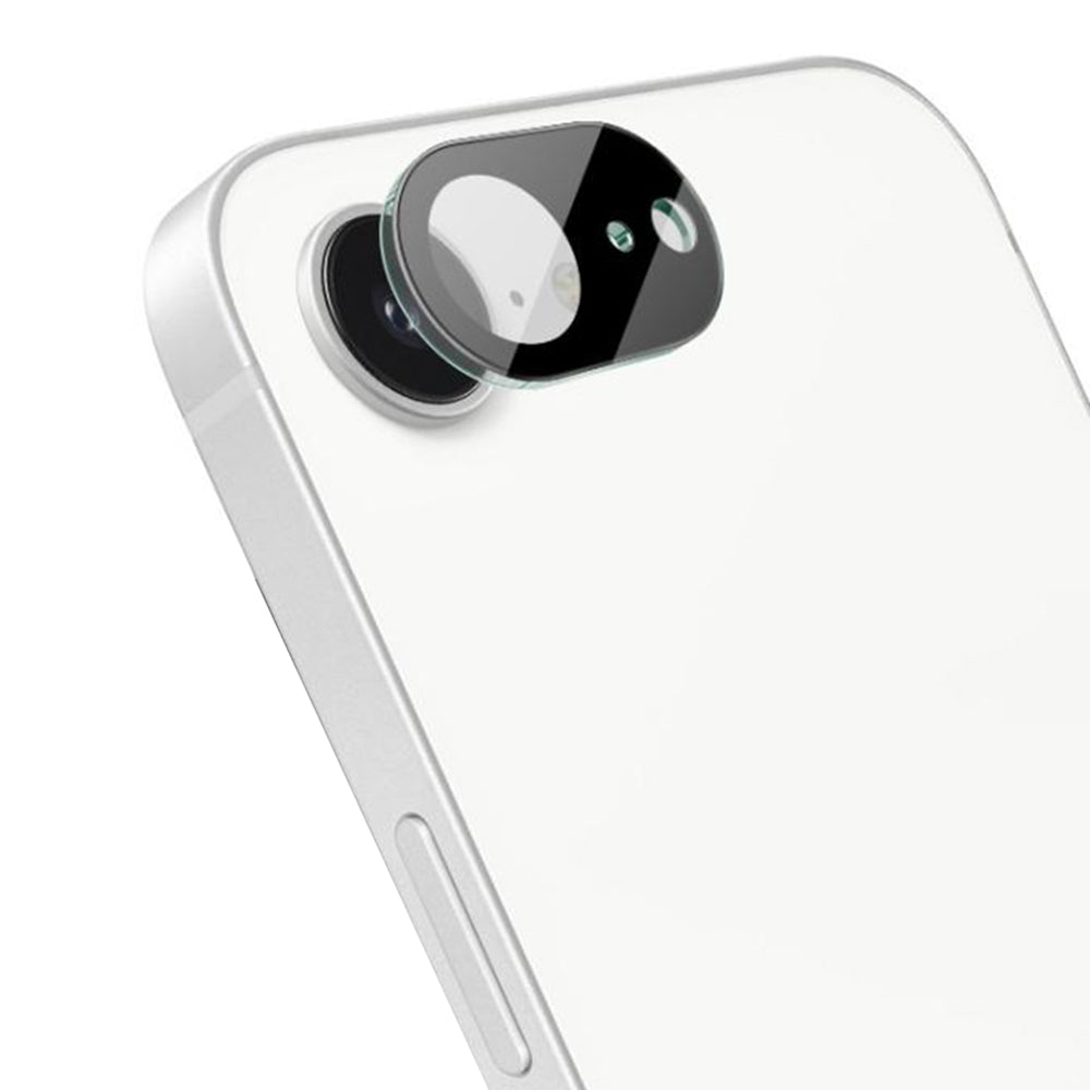 Techsuit hátlapi kamera védőfólia Apple iPhone 17e / 16e készülékhez, edzett üveg, fekete