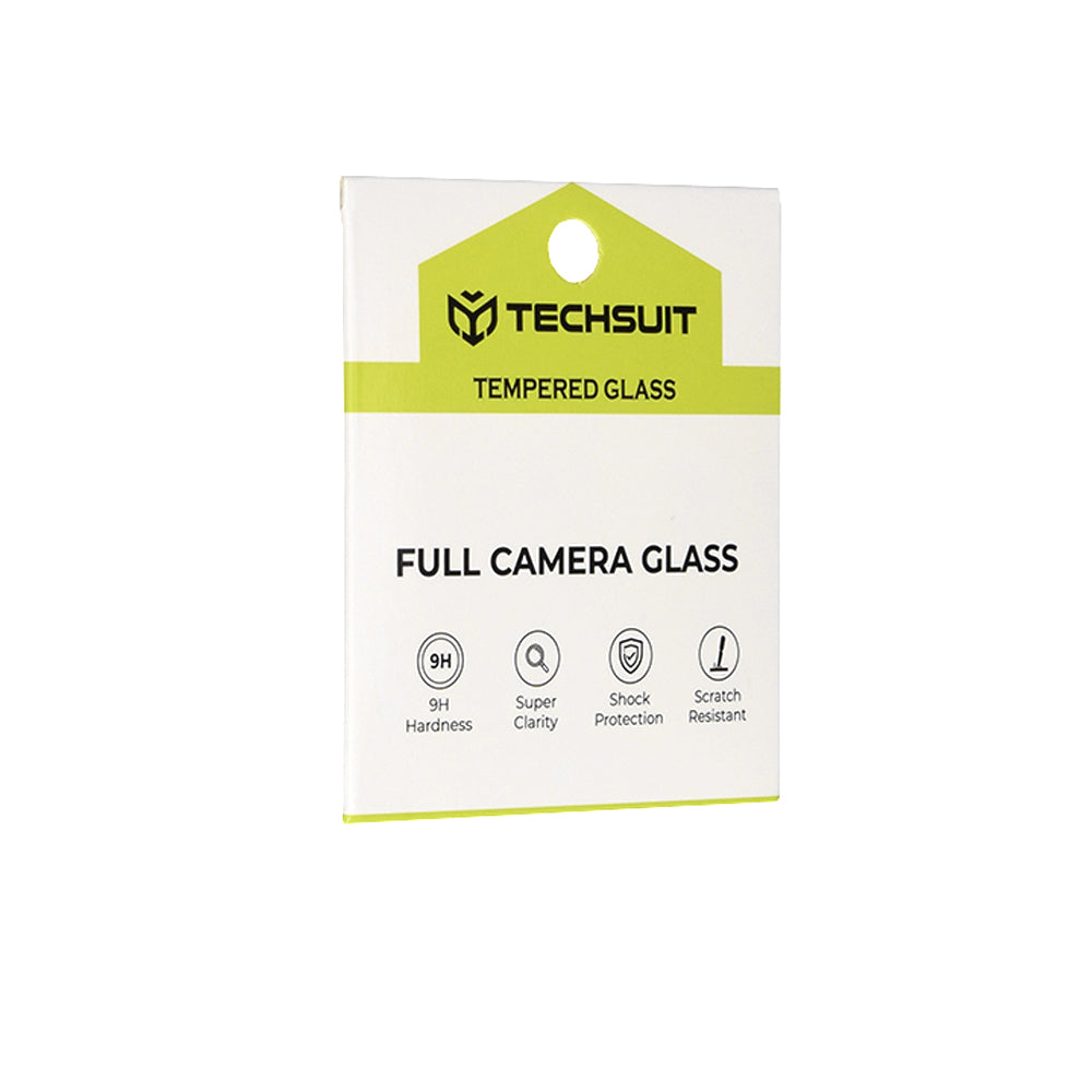 Techsuit hátsó kamera védőfólia Apple iPhone 17 Air-hez, Edzett üveg, Fekete