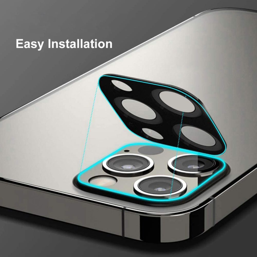 Techsuit Rear Camera Protective Film for Apple iPhone 17 Pro, Tempered Glass, Silver