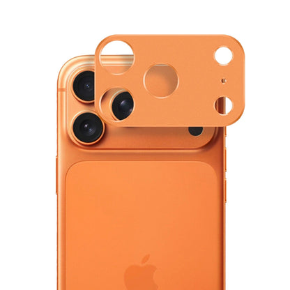 Techsuit Rear Camera Protective Film for Apple iPhone 17 Pro, Tempered Glass, Orange