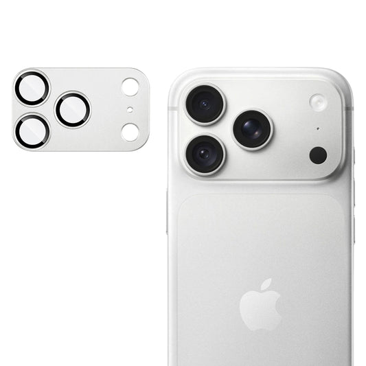 Techsuit hátlapi kameravédő fólia Apple iPhone 18 Pro Max készülékhez, edzett üveg, ezüst színű