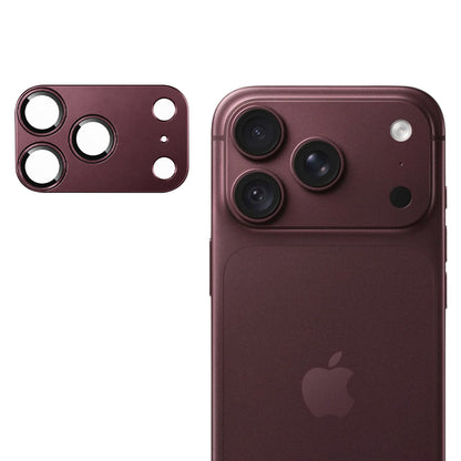 Techsuit hátlapi kameravédő fólia Apple iPhone 18 Pro készülékhez, edzett üveg, bordó