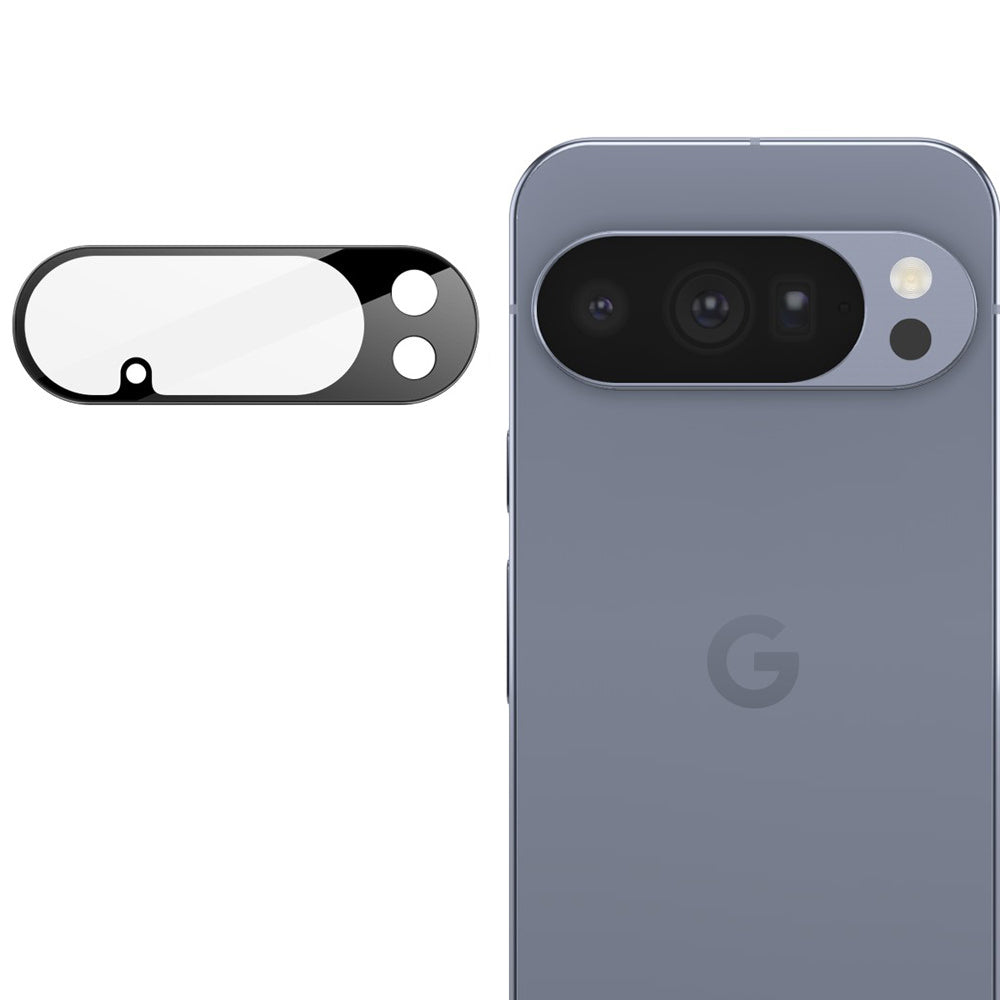 Techsuit hátsó kamera védőfólia Google Pixel 10 Pro-hoz, Edzett üveg, Fekete