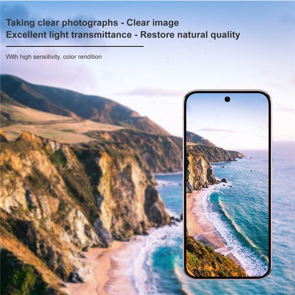 Techsuit hátlapi kameravédő fólia Google Pixel 10 Pro XL-hez, edzett üveg, fekete
