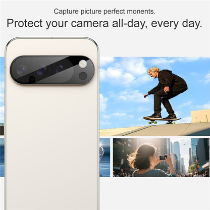 Techsuit hátlapi kameravédő fólia Google Pixel 10 Pro XL-hez, edzett üveg, fekete