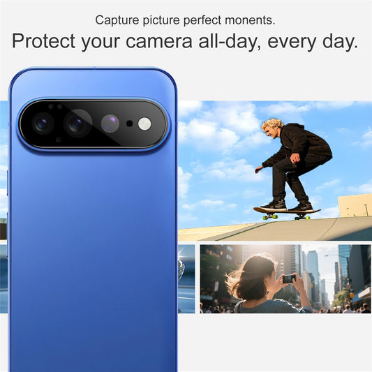 Techsuit hátlapi kamera védőfólia Google Pixel 11 Pro XL-hez, edzett üveg, fekete