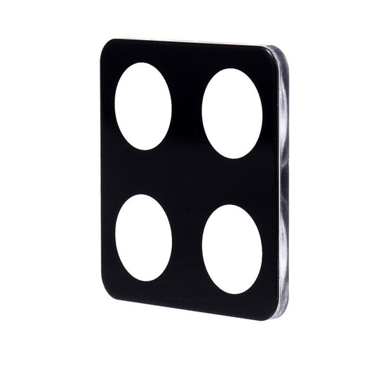 Techsuit hátsó kamera védőfólia Honor 400 Smart 4G / X7d 4G / 400 Smart 5G készülékekhez, Edzett üveg, Fekete