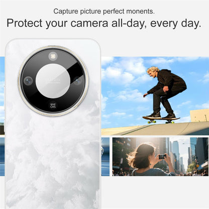 Techsuit hátsó kamera védőfólia Honor Magic8 Lite-hoz, Edzett Üveg, Fekete