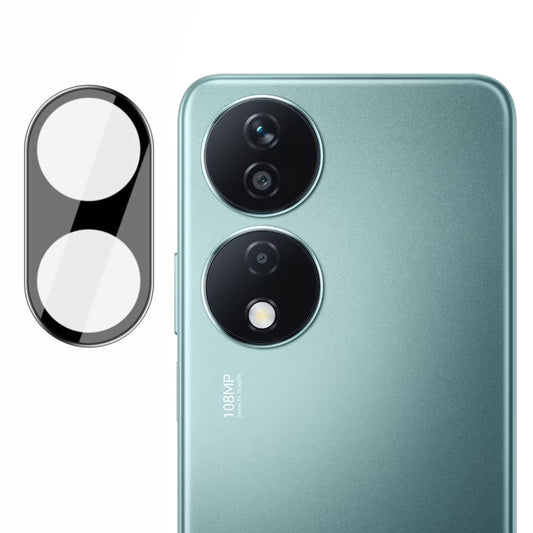 Techsuit hátlapi kameravédő fólia Honor X7b 5G / 90 Smart / X7b 4G készülékekhez, edzett üveg, fekete