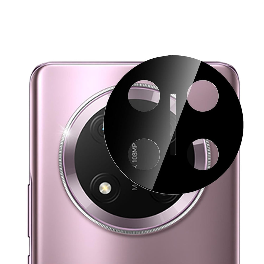 Techsuit hátlapi kameravédő fólia Honor X9c / Magic7 Lite készülékhez, edzett üveg, fekete