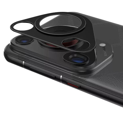 Techsuit hátsó kamera védőfólia Huawei Pura 70 Ultra készülékhez, Edzett üveg, Fekete