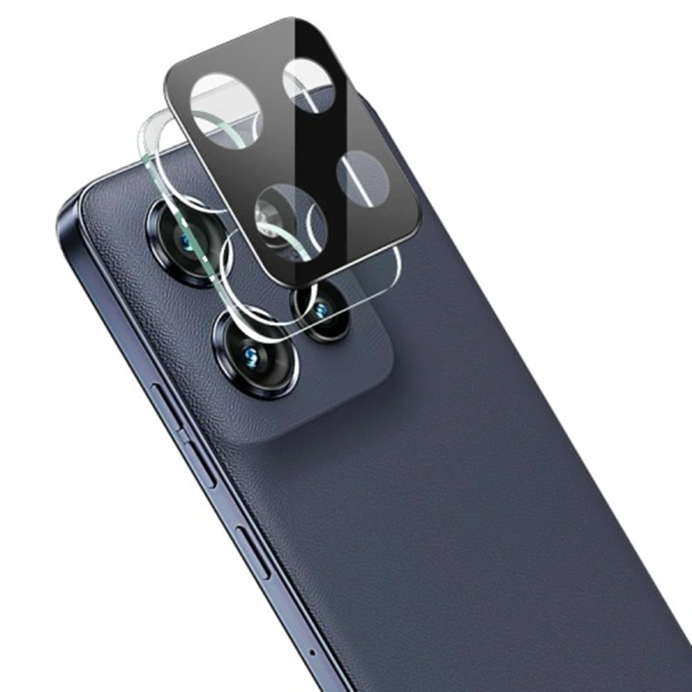Techsuit hátlapi kamera védőfólia Motorola Edge 60 Fusion / Edge 60 készülékhez, edzett üveg, fekete