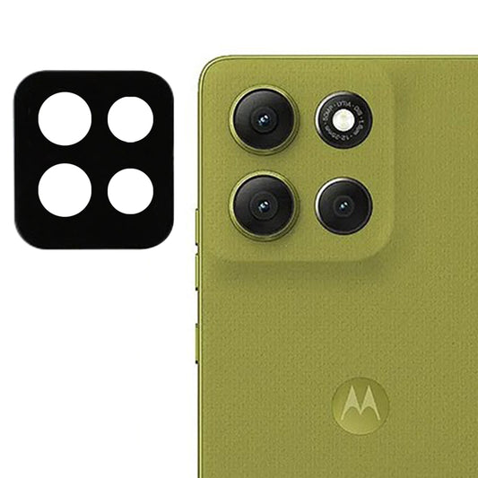 Techsuit hátlapi kameravédő fólia Motorola Moto G86-hoz, edzett üveg, fekete