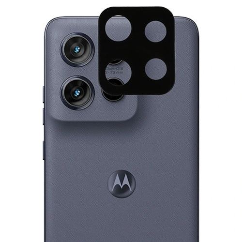 Techsuit hátlapi kameravédő fólia Motorola Moto G86-hoz, edzett üveg, fekete