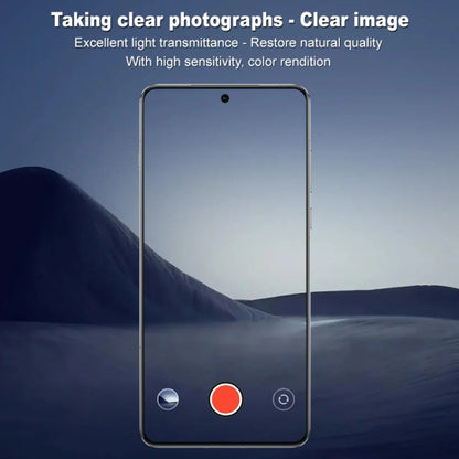 Techsuit hátlapi kamera védőfólia OnePlus 13R-hez, edzett üveg, fekete