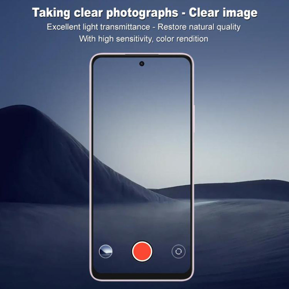 Techsuit hátlapi kamera védőfólia Oppo A5 Pro 4G / A5 Pro készülékhez, edzett üveg, fekete