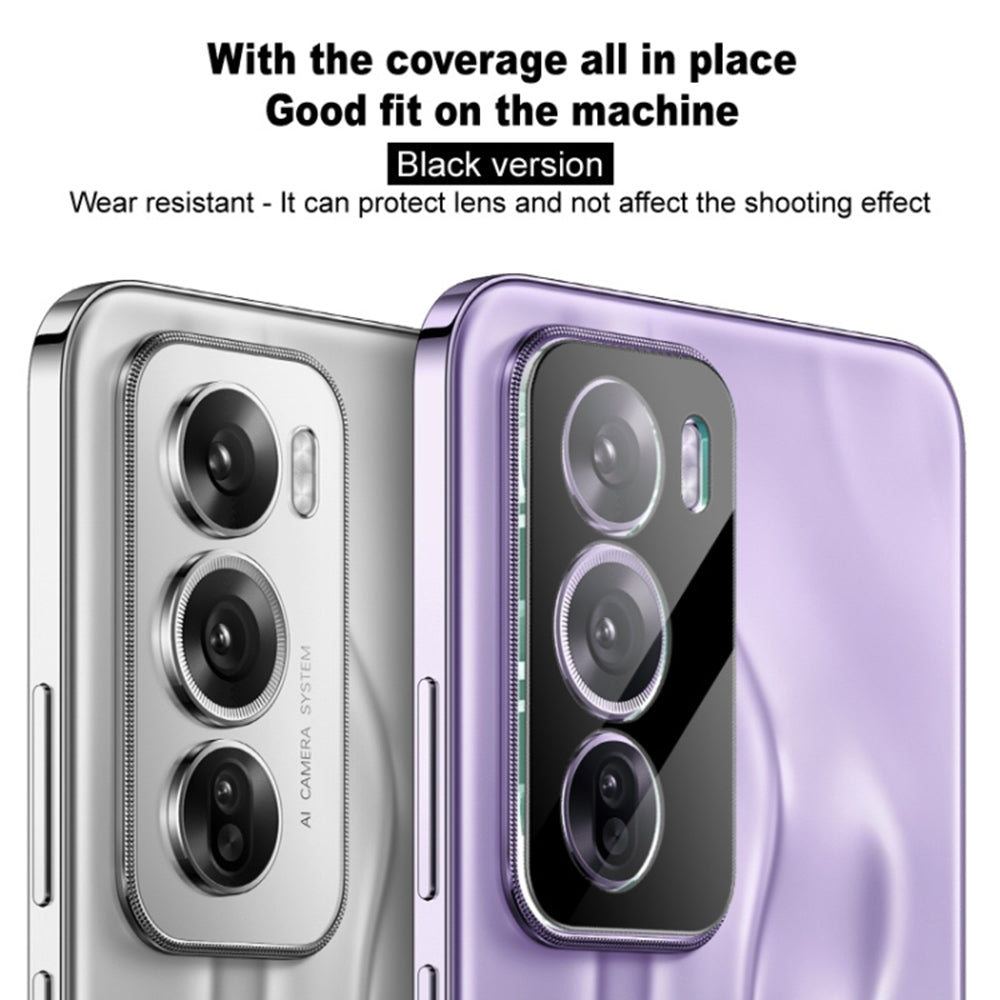 Techsuit hátlapi kamera védőfólia Oppo A5 Pro 4G / A5 Pro készülékhez, edzett üveg, fekete