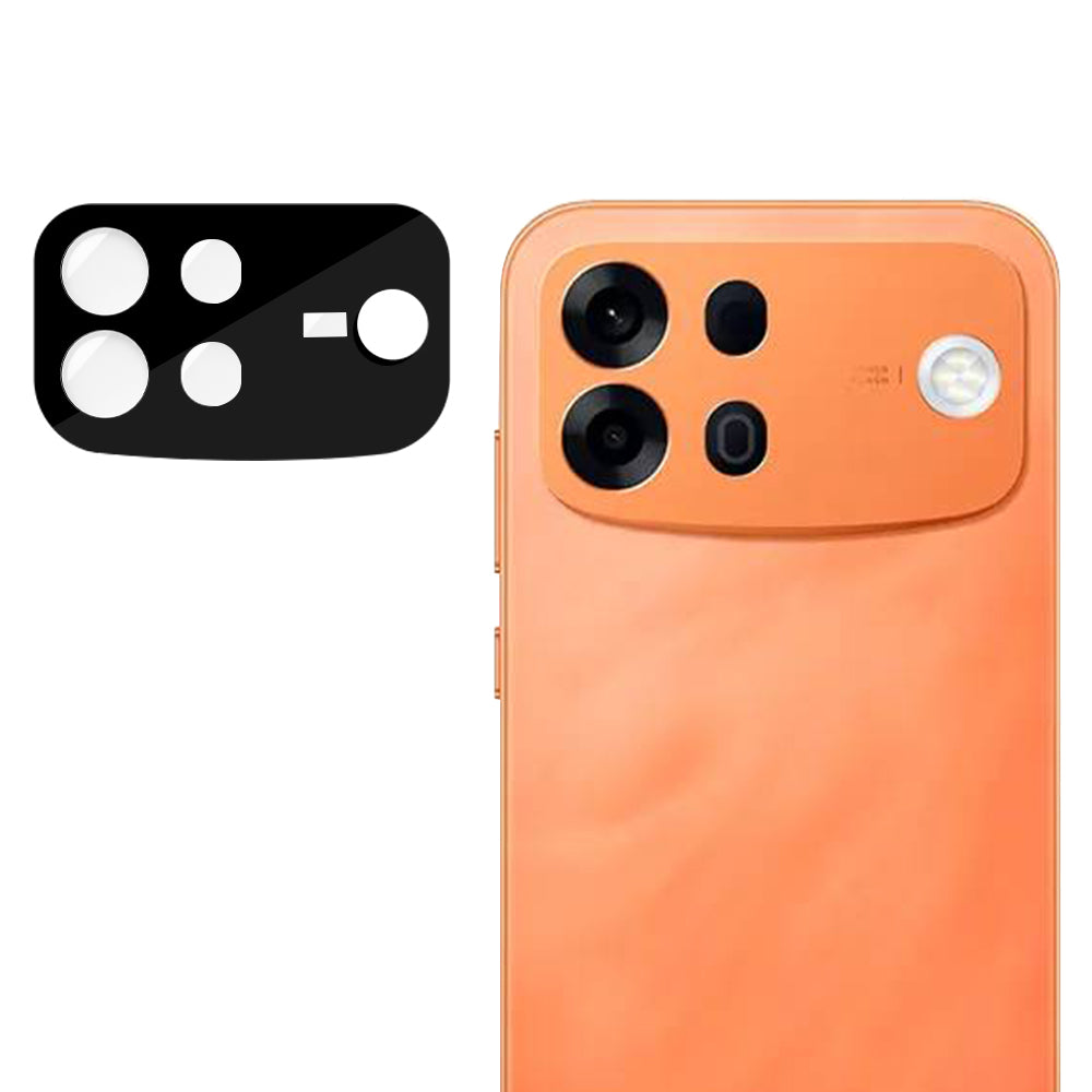Techsuit hátlapi kameravédő fólia Oppo A7 Pro Max készülékhez, edzett üveg, fekete