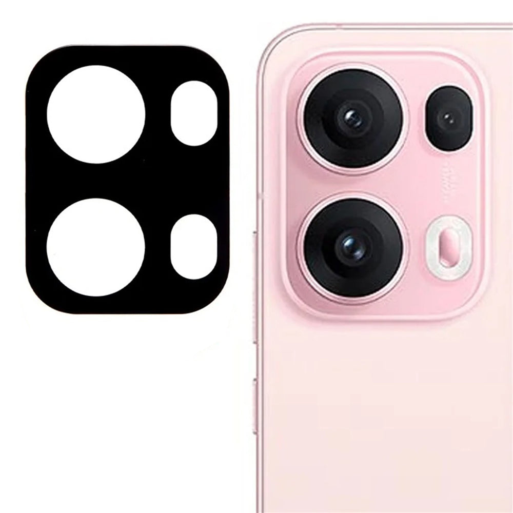 Techsuit hátlapi kamera védőfólia Oppo Reno13 Pro-hoz, edzett üveg, fekete