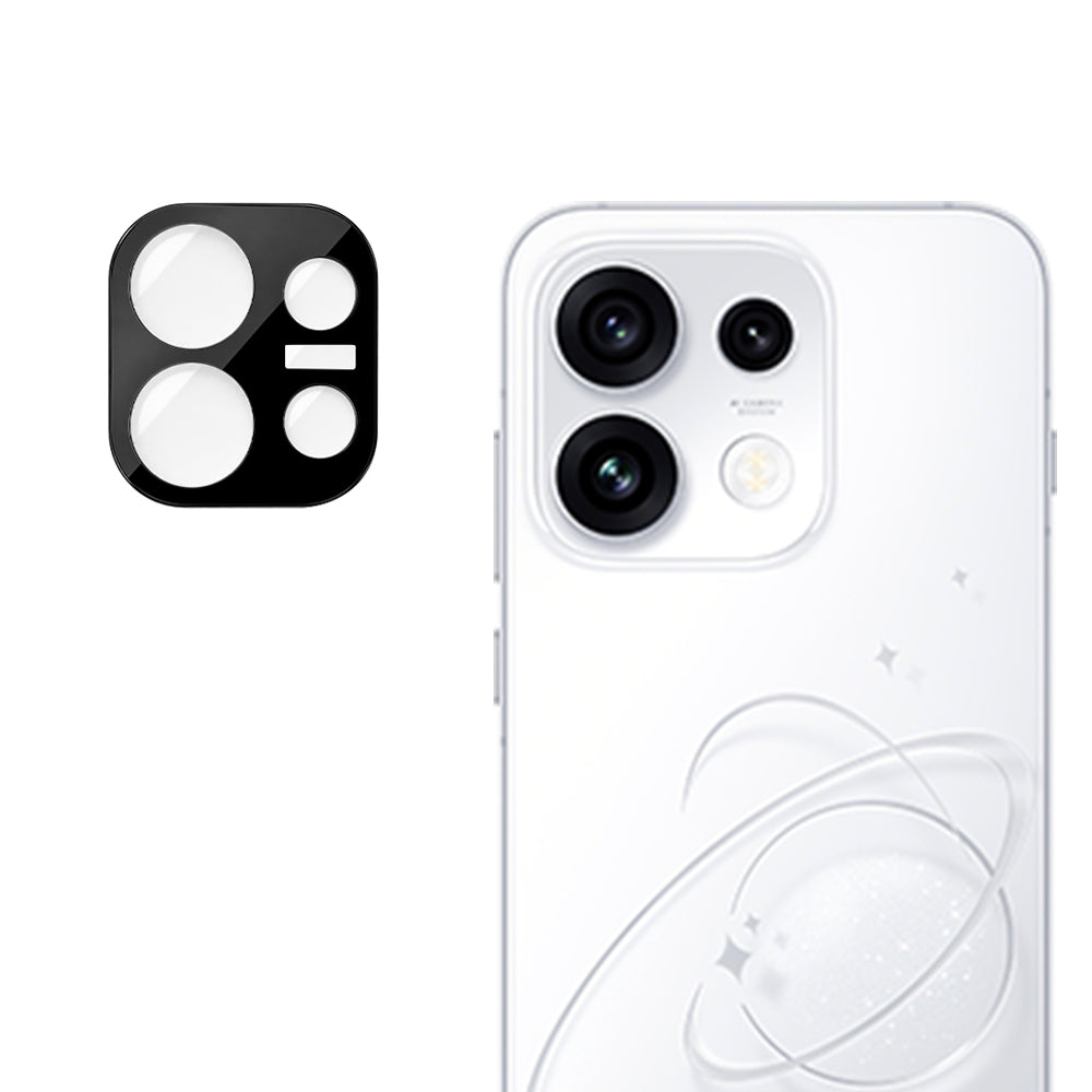 Techsuit hátlapi kamera védőfólia Oppo Reno16 Pro-hoz, edzett üveg, fekete