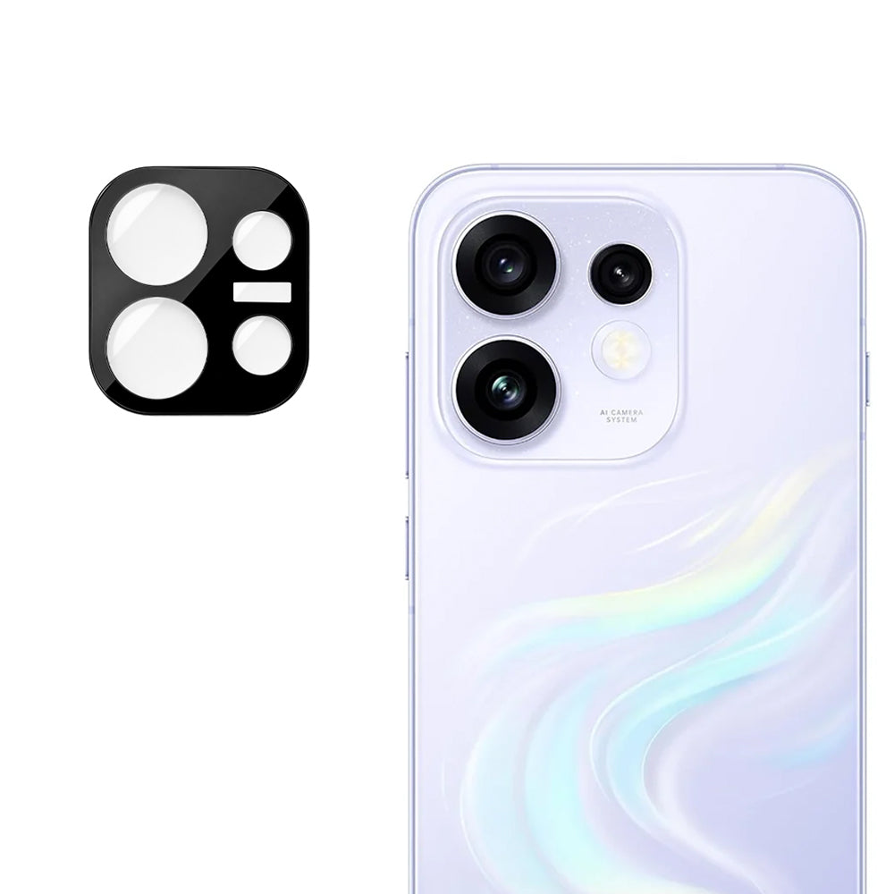 Techsuit hátlapi kameravédő fólia Oppo Reno16-hoz, edzett üveg, fekete