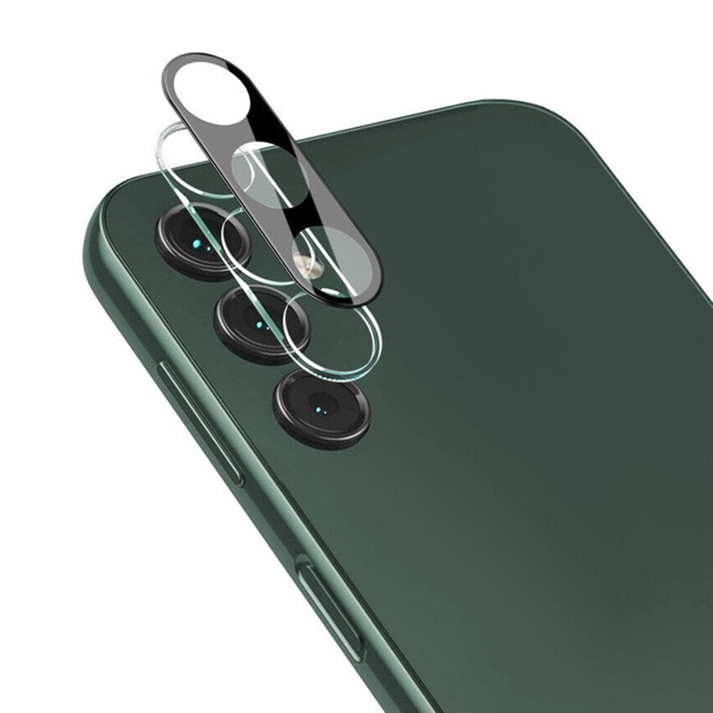 Techsuit hátlapi kameravédő fólia Samsung Galaxy A16 5G A166 / A16 4G A165 készülékhez, edzett üveg, fekete