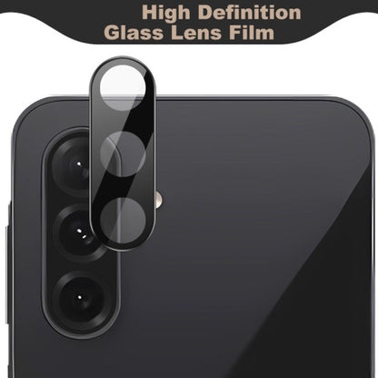 Techsuit hátsó kamera védőfólia Samsung Galaxy A57 5G-hez, Edzett üveg, Fekete