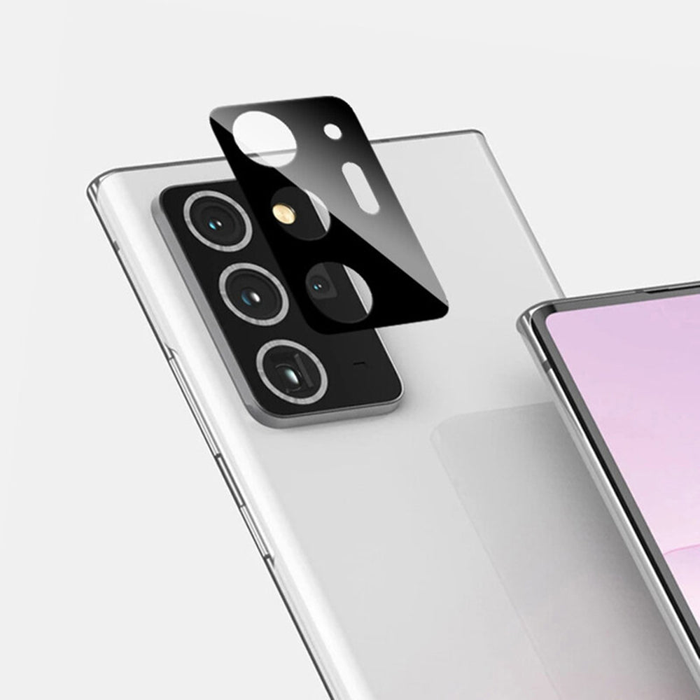 Techsuit hátlapi kameravédő fólia Samsung Galaxy Note 20 Ultra 5G N986 / Note 20 Ultra N985 készülékhez, edzett üveg, fekete