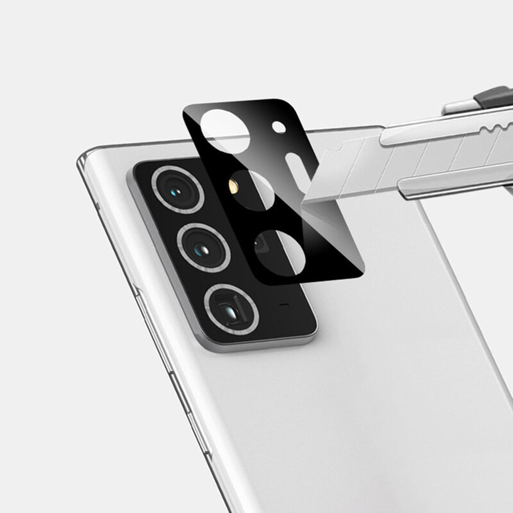 Techsuit hátlapi kameravédő fólia Samsung Galaxy Note 20 Ultra 5G N986 / Note 20 Ultra N985 készülékhez, edzett üveg, fekete