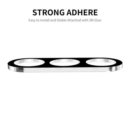 Techsuit Rear Camera Protection Film for Samsung Galaxy S26 Plus S947, Tempered Glass, Black