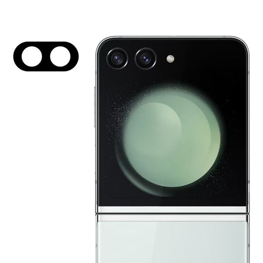Techsuit hátlapi kameravédő fólia Samsung Galaxy Z Flip6 F741-hez, edzett üveg, fekete