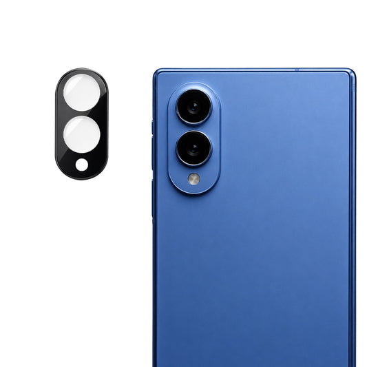 Techsuit hátlapi kameravédő fólia Samsung Galaxy Z Fold8 F976 készülékhez, edzett üveg, fekete