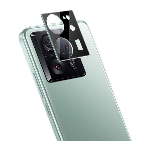 Techsuit hátlapi kamera védőfólia Xiaomi 13T Pro / 13T készülékhez, edzett üveg, fekete