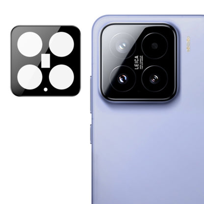 Techsuit hátlapi kamera védőfólia Xiaomi 15-höz, edzett üveg, fekete