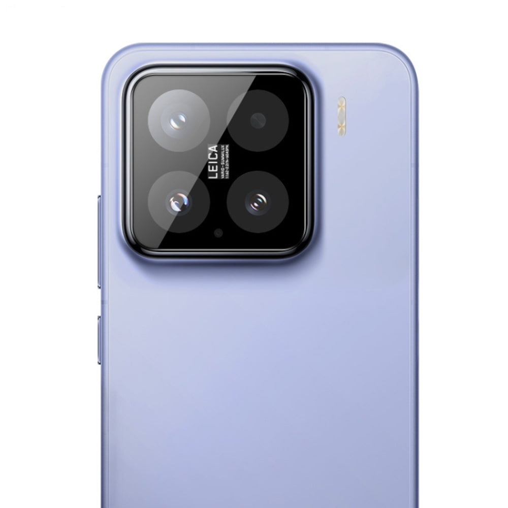 Techsuit hátlapi kamera védőfólia Xiaomi 15-höz, edzett üveg, fekete