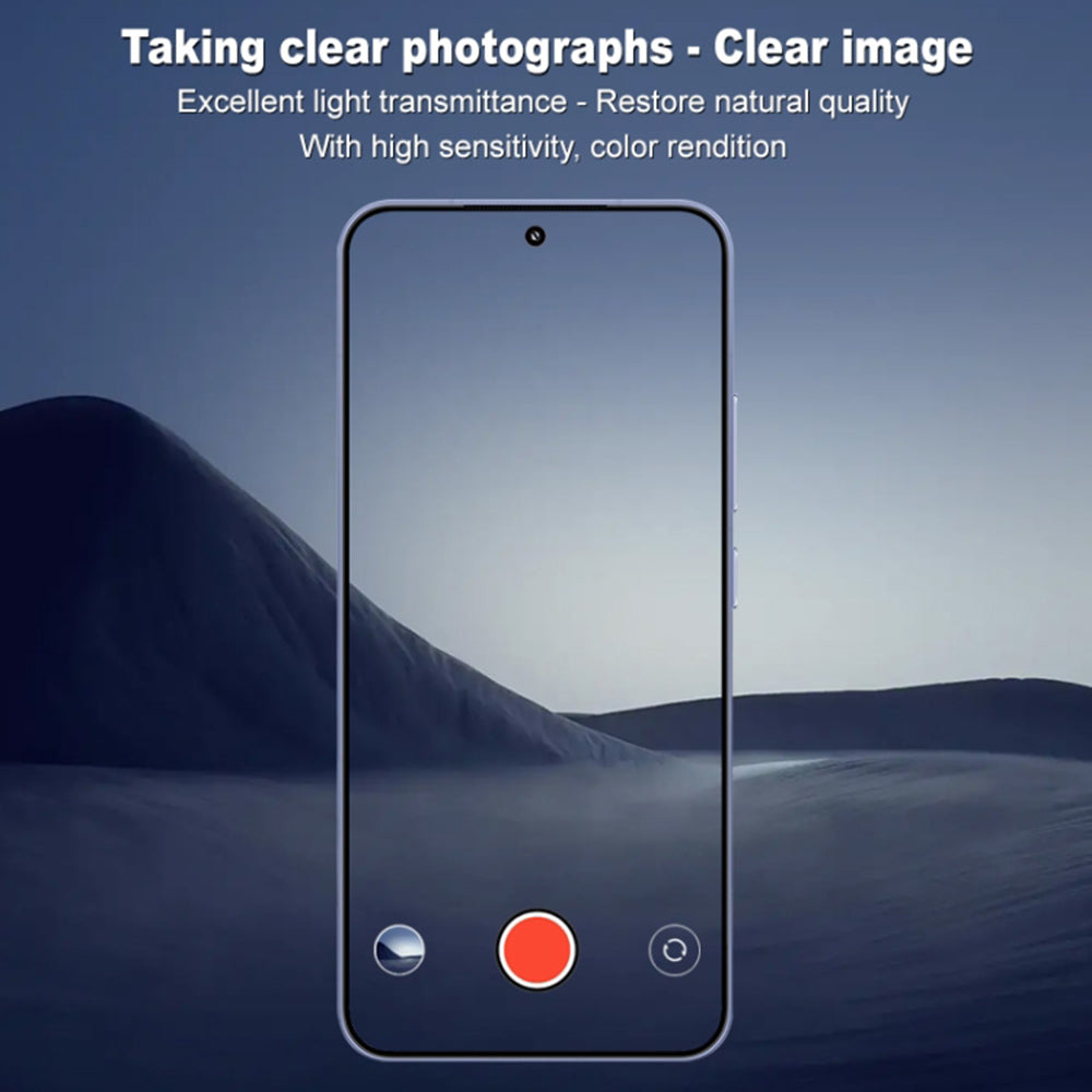 Techsuit hátlapi kamera védőfólia Xiaomi 15-höz, edzett üveg, fekete