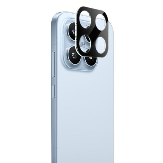 Techsuit hátsó kamera védőfólia Xiaomi 17-hez, Edzett üveg, Fekete