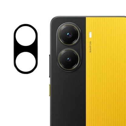 Techsuit hátlapi kamera védőfólia Xiaomi Poco X7 Pro-hoz, edzett üveg, fekete