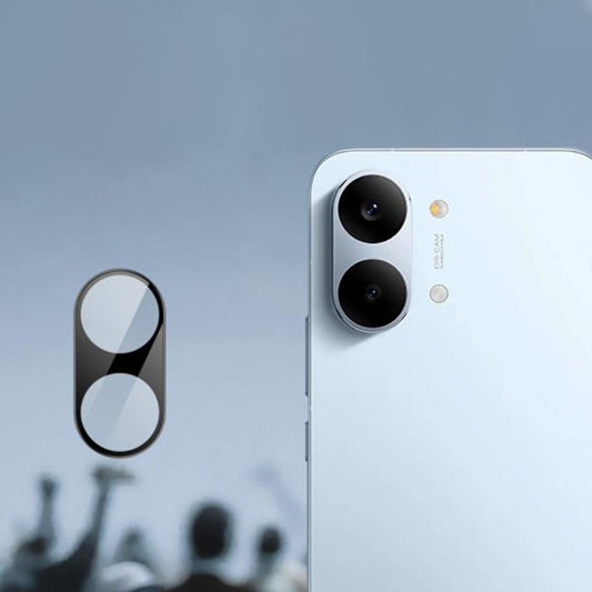 Techsuit hátsó kamera védőfólia Xiaomi Poco X8 Pro Max készülékhez, Edzett üveg, Fekete
