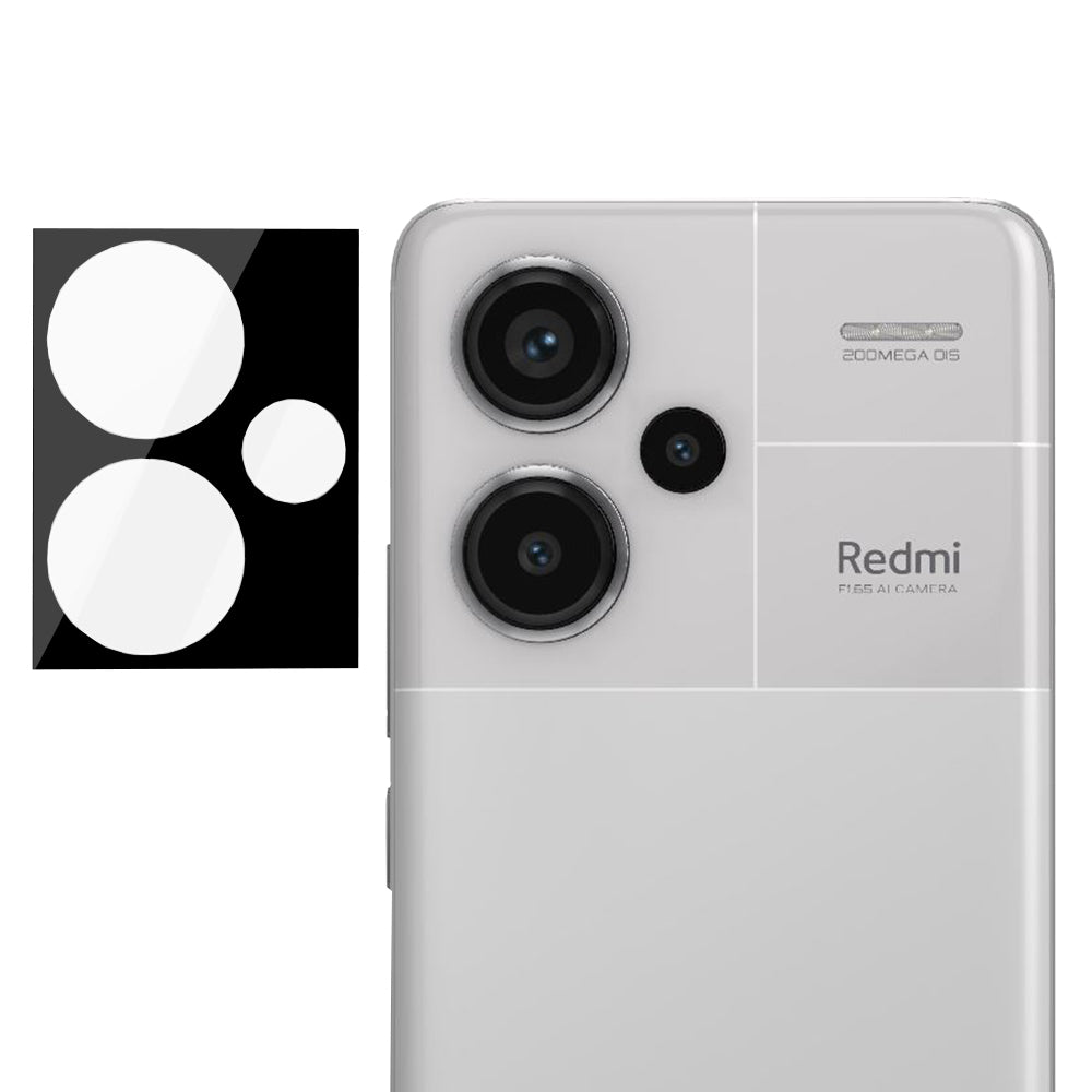 Techsuit hátlapi kamera védőfólia Xiaomi Redmi Note 13 Pro+ készülékhez, edzett üveg, fekete