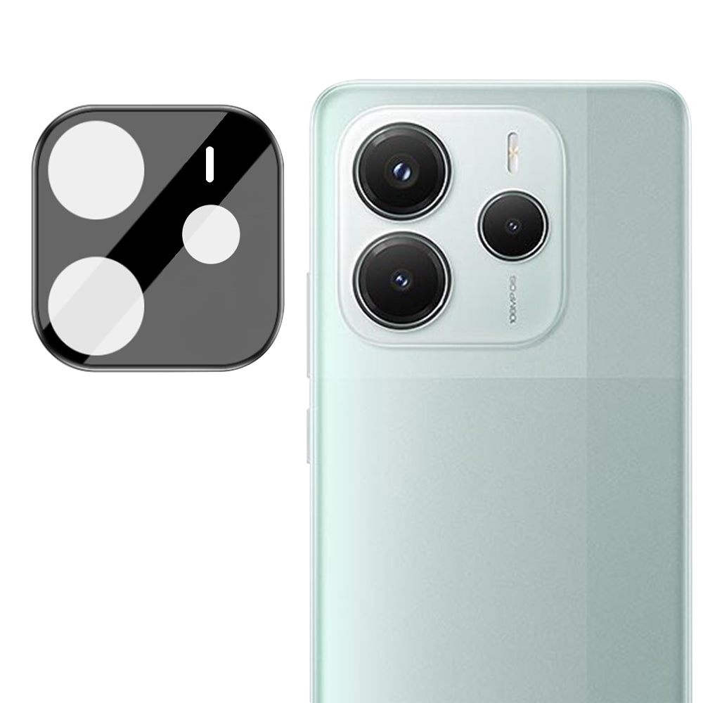 Techsuit hátlapi kameravédő fólia Xiaomi Redmi Note 14 5G-hez, edzett üveg, fekete