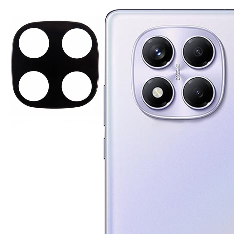Techsuit hátlapi kameravédő fólia Xiaomi Redmi Note 14 Pro 4G-hez, edzett üveg, fekete