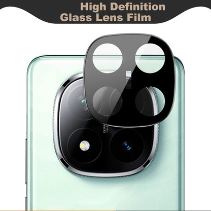 Techsuit hátlapi kameravédő fólia Xiaomi Redmi Note 14 Pro+ 5G-hez, edzett üveg, fekete