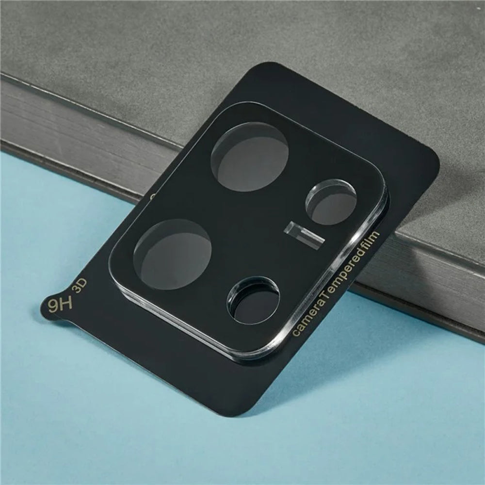 Techsuit hátlapi kamera védőfólia Xiaomi Redmi Note 14S-hez, edzett üveg, fekete